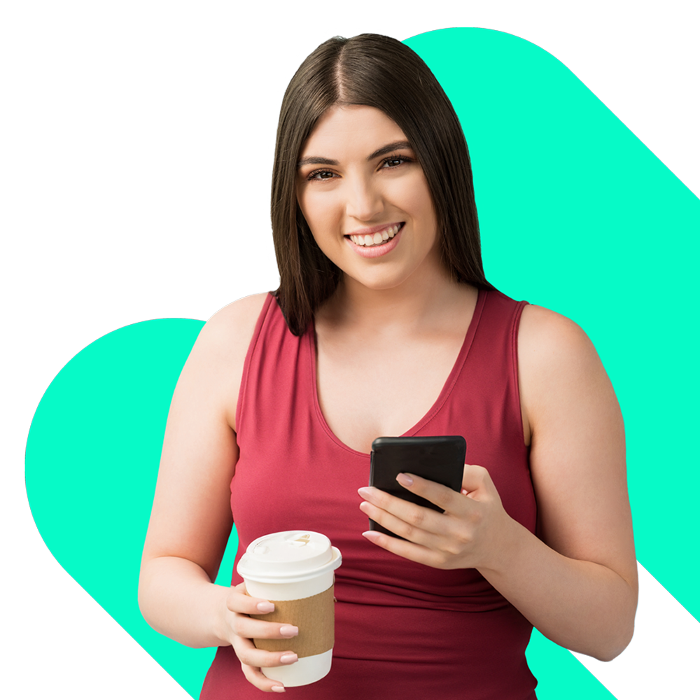 Mujer sonriendo